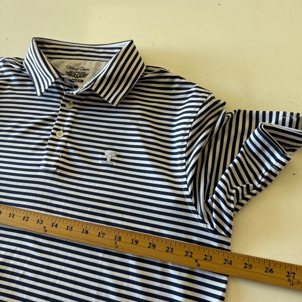 Straight Down Performance Silverleaf Gc Navy Stri… - image 6